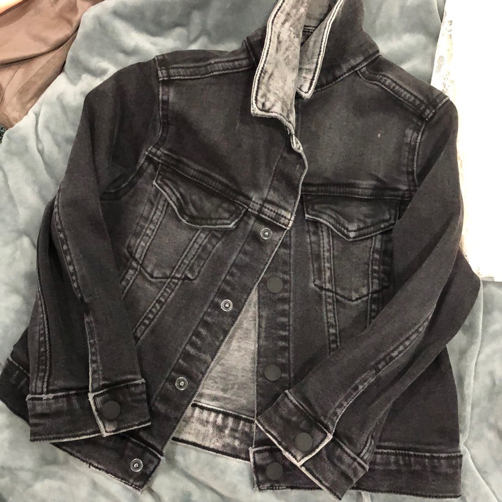 Gray boys jean jacket